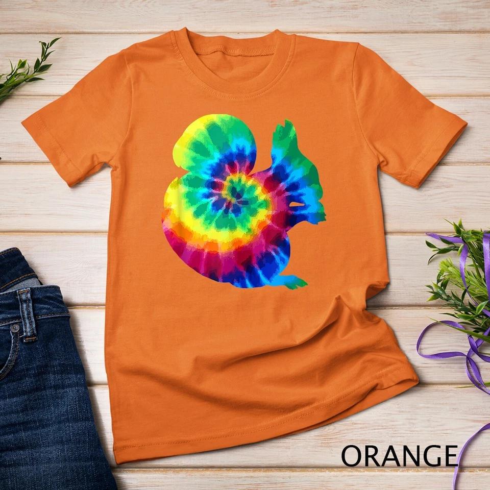 Squirrel Tie Dye Vintage Hippie Squirrel Lover Unisex 8