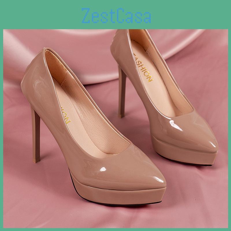 Toe Commuter Spring New Pointed Nude Color Sexy Stiletto Heel Womens High Heels