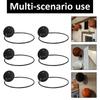 6Pcs Volleyball Wall Storage Display Football Wall Mount Ball Stand Wall Mounted