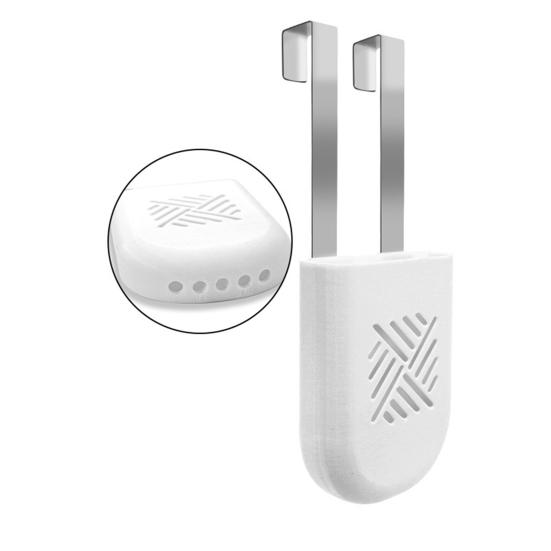 Yousheng Toilet Tank Cleaning Tablet Holder Hanging Toilet Bowl Cleaner Carrier Bracket with Stainless Steel Hook Bathroom Toilet Accessories