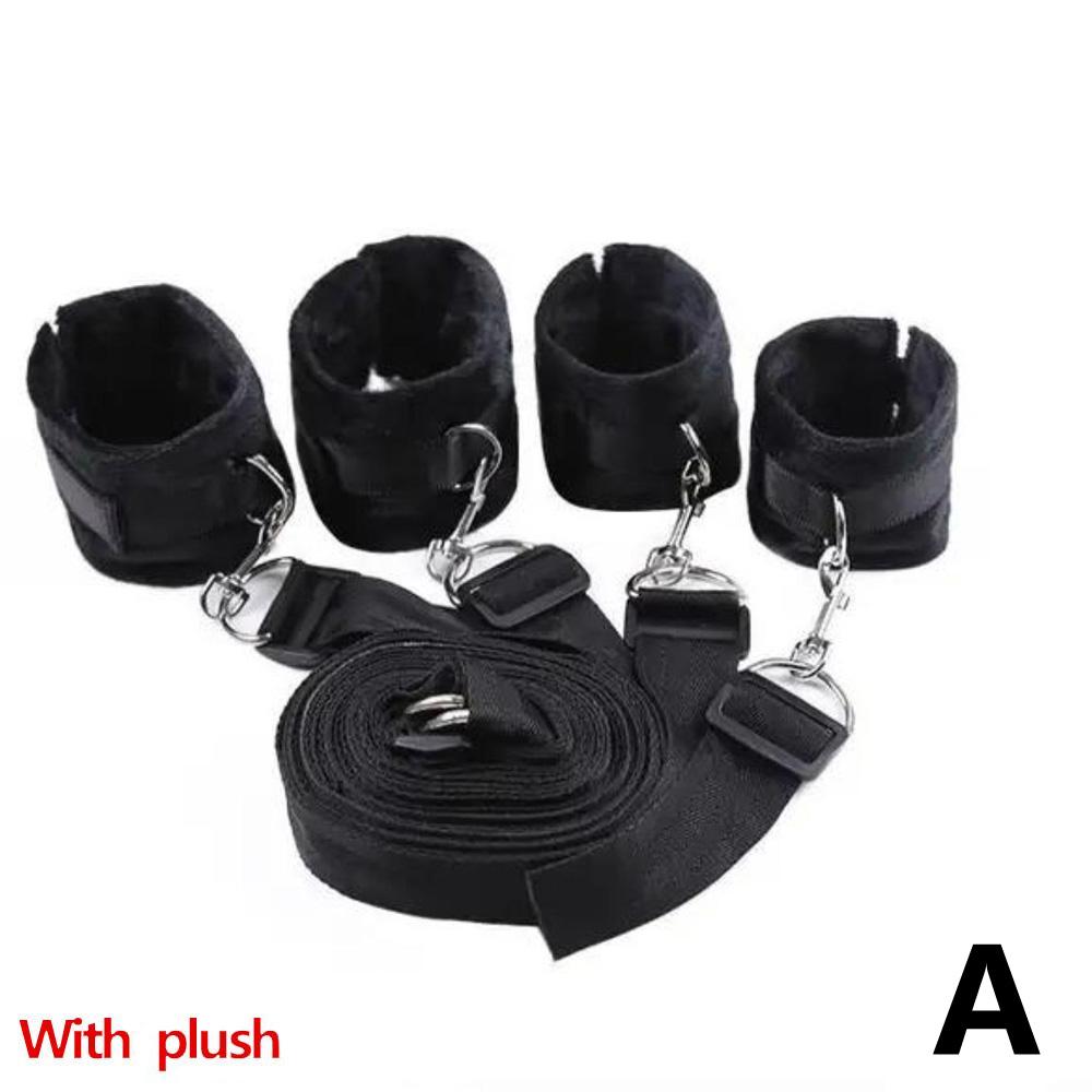 Sexspielzeug BDSM Sex Bondage BDSM-Sets, Sex Bondage Fußfesseln Bondage Handgelenk und Handschellen Verstellbare Riemen, Bett Bondage Paare Sexspielzeug Spiel Bondage Ausrüstung