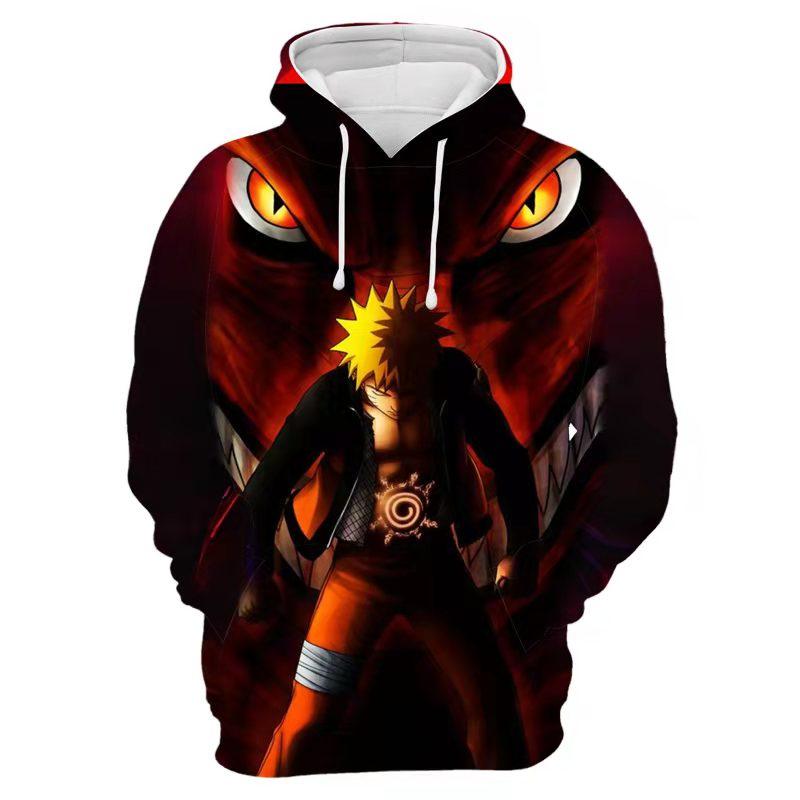 Cosplay Japansk Anime Naruto Uchiha Itachi Hokage Ninjia Herre Uformell hettegenser for kvinner