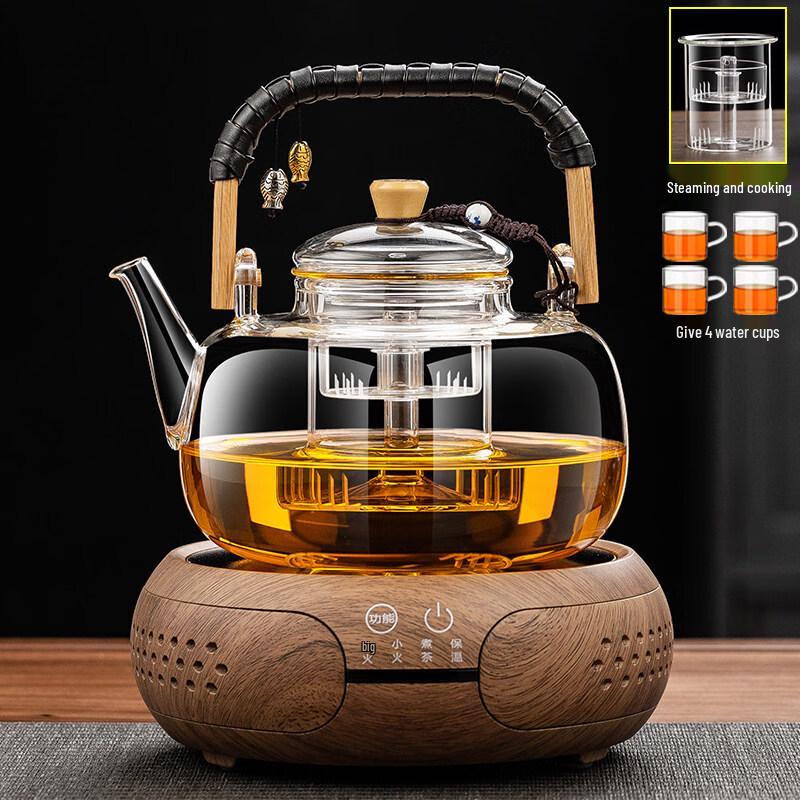 ZISIZ 2025 Glass Multi-function Stove-top Kettle