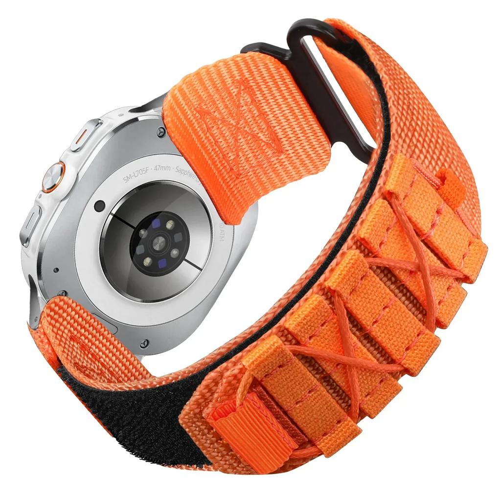 Nylonový řemínek bez mezer pro Samsung Galaxy Watch 7 Ultra 47mm Quick Fit Band Sportovní náramek pro Galaxy Watch Ultra 47mm náramek