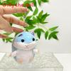 Plush Hamtaro Hamster Keychain With Hanging Chain For Outdoor And Carry Daily
