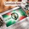 Personalized Crystal Velvet Carpet Celtic FC Pattern Non Slip Floor Rug