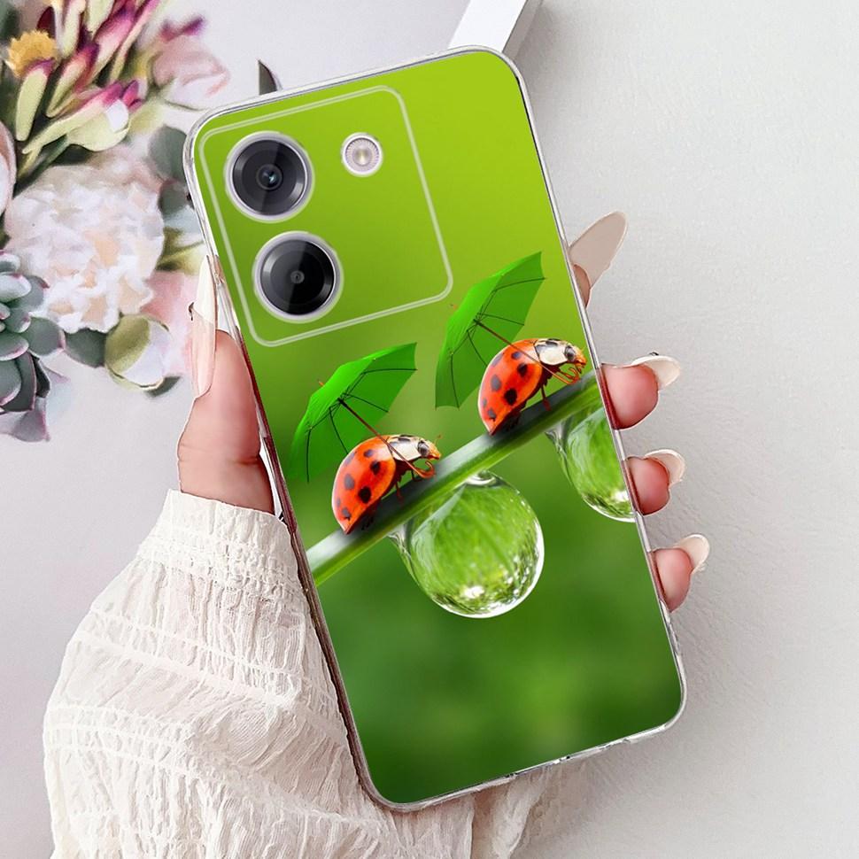 For Xiaomi Poco M7 Pro 5G Case New Dargon Art Painted Cover For Poco M7 PocoM7 Pro 5G Back Cover Soft TPU Fundas Coque