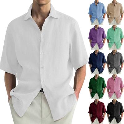 Hawaiian Shirt For Men, Men's Vintage Button Down Bowling Shirts Short Sleeve Summer Beach Shirt