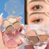 Lucky Clover Eyeshadow Palette Four Colours Eyeshadow Not Easy To Take Off Pure Lust Ambient Matte