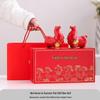 Ceramic Cultural Horse Ornament: Creative New Year & Spring Festival Gift, High-End Business Souvenir