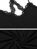 Lingerie Nightgown Sexy Lace Sleepwear Nightgown Half Slip Chemise Lingerie Nightgown Babydoll Sleepshirt [Avidlove] Women's V-neck (S-XXL)