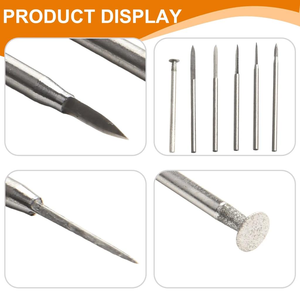 Carving Drill Set Rotary Engraving Tool 2.35/3.0MM Shanks Compatible With Rotary Tools Highly Wear-resistant Core Carving