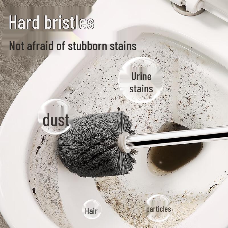 Meiliya Durable Extended Handle Toilet Brush Set