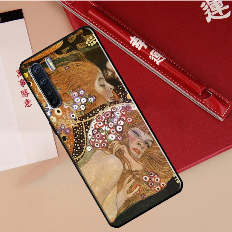 

Kiss by Gustav Klimt Case For Oppo A40 A78 A54 A74 A94 A17 A57 A77 A76 A16 A96 A18 A60 A80 A38 A58 A98 A15 A5 Pro OPPO A74 5G