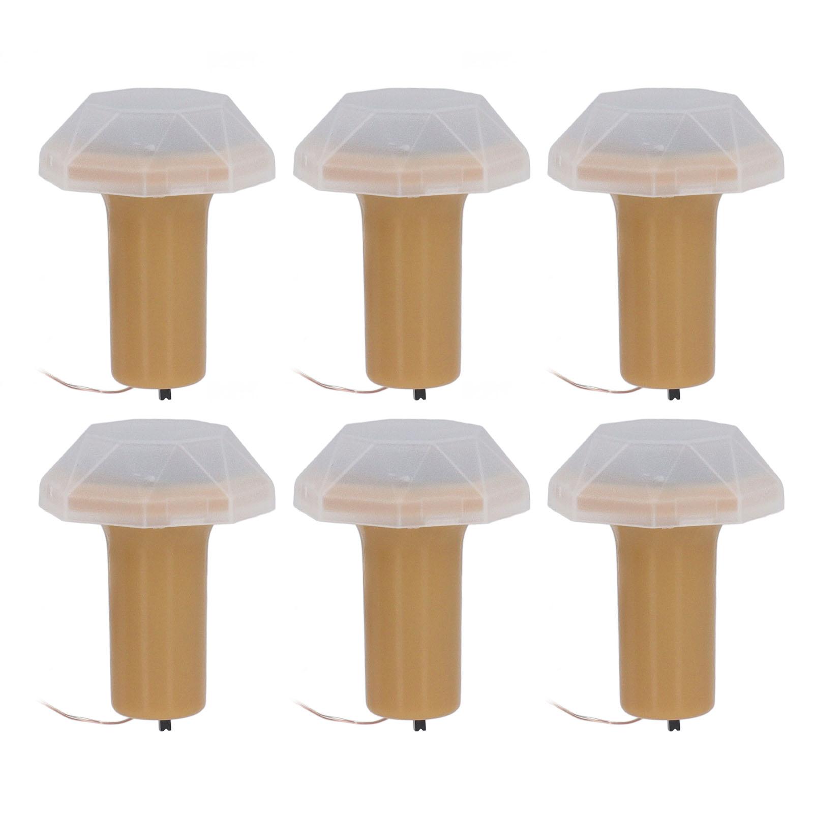 

Солнечная гирлянда из бутылок Декоративный светодиодный светильник для винных бутылок с пробкой для рождественской вечеринки, свадьбы, дома 6 шт. 2,49 фута