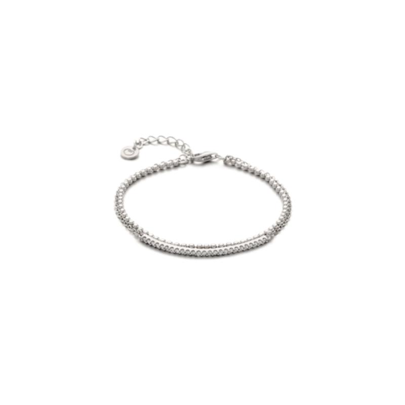 

bacio baci Silver925 Layered Chain Bracelet (silver) D21SB0829 single type