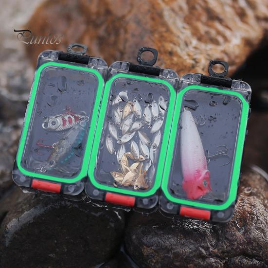 Splicing Fishing Lure Box Glow-in-the-dark Magnetic Clear Portable Waterproof Multifunction Fishing Hooks Soft Hard Bait Angling Tools Gear Organizer