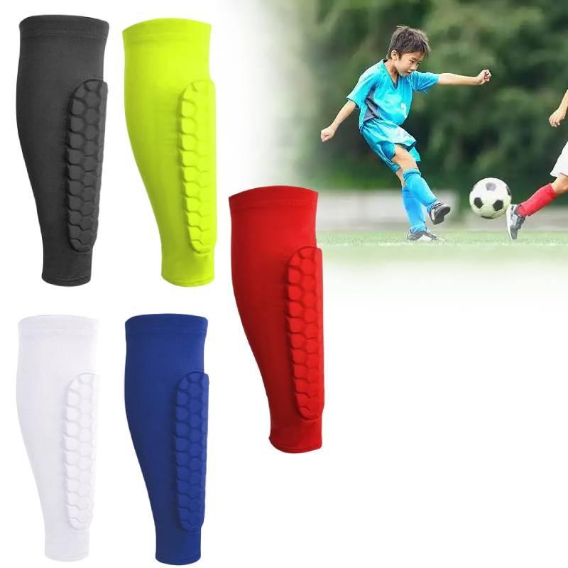 Durable Eva Silicone Non-slip Honeycomb Calf Sleeves For Basketball Soccer Cycling Sports