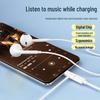 USB-C Wired Earphones with Inline Control, Simultaneous Charging, and Dolby Surround Sound for Music & Gaming