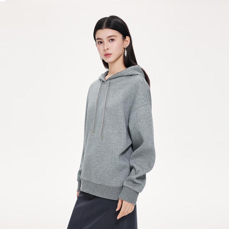 FivePlus Women's Loose Fit Long Sleeve Hooded Sweatshirt