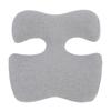 Face Down Chest Pillow Ergonomic Memory Foam Bust Support Cushion for Beauty Salon and Home Sleeping Light Gray