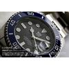 HYAKUICHI 101 No.1Z 20 ATM Water Resistant Diver's Watch with Ceramic Bezel (Blue and Black)
