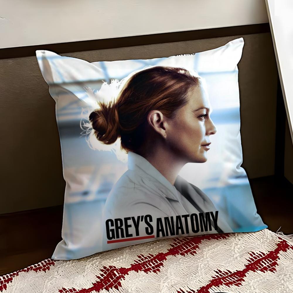 GGreys Anatomy Cushion Cover Reversible Soft Durable Pillow Cover Home  Car MultiScene Use for Daily Comfort