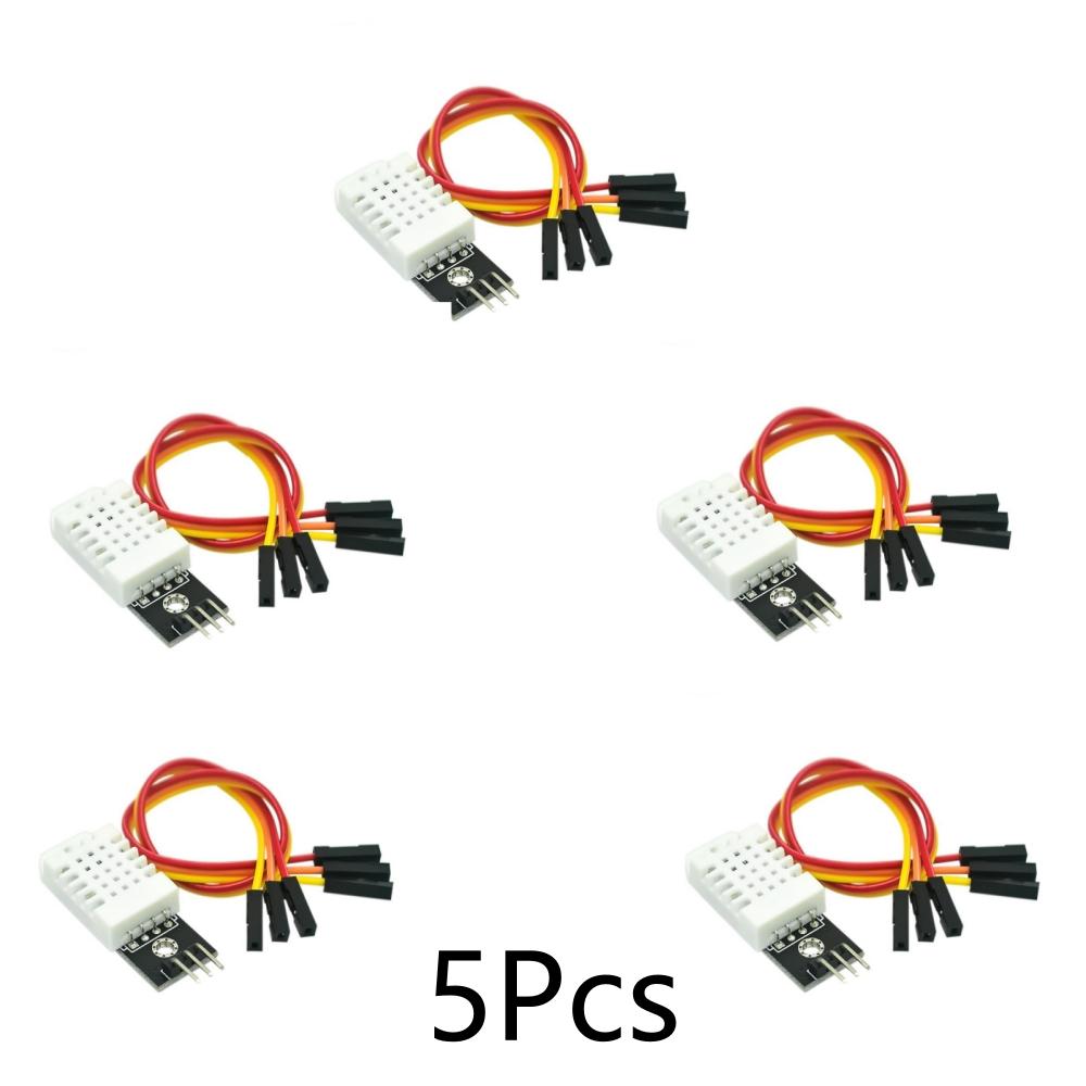1/5Pcs DHT22 Digital Temperature and Humidity Sensor AM2302 Module+PCB with Cable for arduino