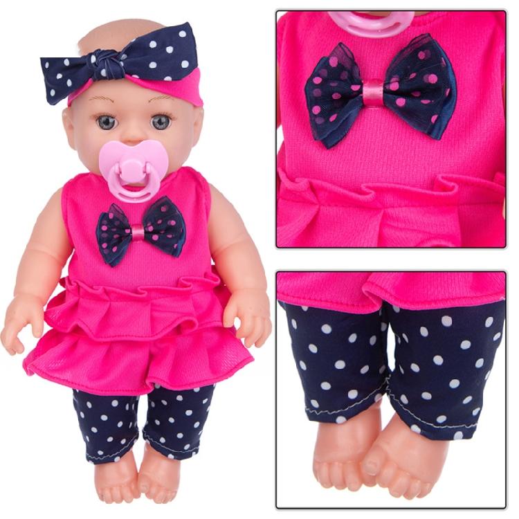 12in Simulation for Doll for Baby Girls Eyes-Opened Lifelike Reborn That Looks R