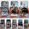 Pilgrims In Mecca Cover Case For Samsung S10,Plus,S9,Ultra,S24,S21,S20,S23,FE,S22,S25,Lite,Soft Silicone Black