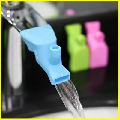 2pcs Universal Silicone Faucet Extender Anti Splash Water Saver Flexible Hose Adapter for Kids Bathroom Sink Bathroom Products