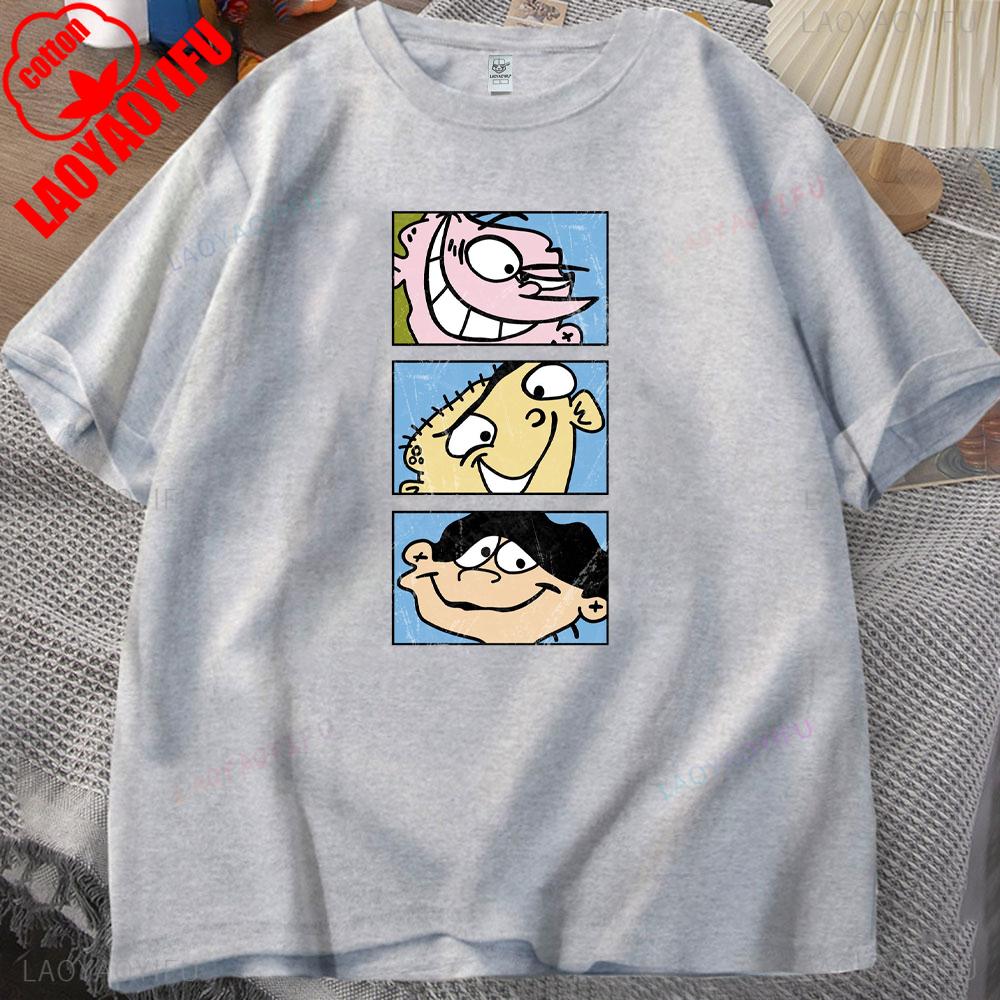 EdEdd N Eddy Unisex T Shirt EdEdd N Eddy Printed Tshirt Tops EdEdd N Eddy 90s Funy T Shirt Cartoon Figure High Quality Cotton