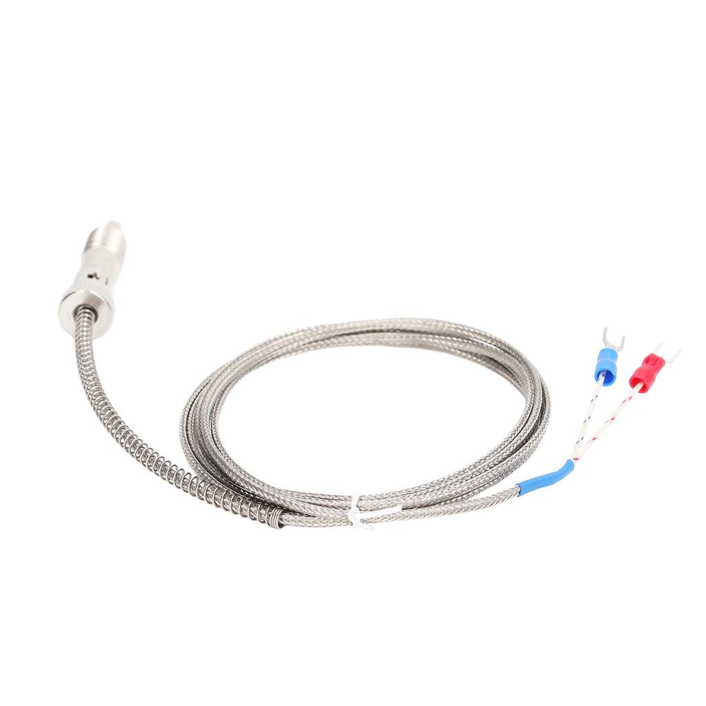Thermocouple 0‑400 celsius K Type Temperature Sensor Probe Compression Spring M12 Thread 2m 6.56ft