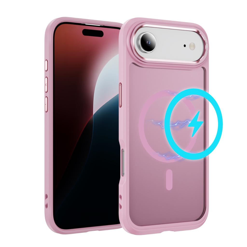 For 17pro Mobile Phone Case for Apple Mobile Phone Case Light Luxury Advanced Anti-fall Magnetic Phone Case