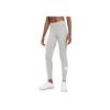 Nike Logo Print Mid-Rise Slim Fit Casual Pants Women Pants Gray CZ8530-063