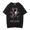 Arcane T-shirt Cotton High Quality teen Y2k korean clothes 80s Colorful Graphic t shirt Graphic Y2k harajuku Pop Culture