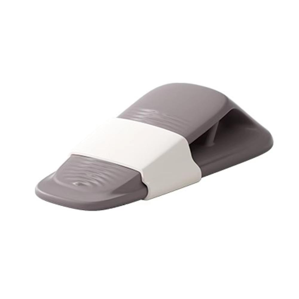 Silicone Material Silicone Door Stop Windproof Fixed Retractable Design Door Stoppers Safety Accessories No Drilling Required кофейный