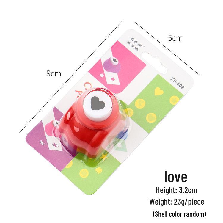 Kids' Easy-Use Embosser: Large DIY Punching & Printing Tool for Kindergarten Crafting