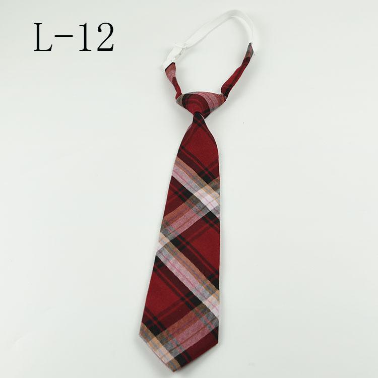 Kinderkrawatte Polyester Gestreift Baumwolle Karomuster Krawatte Schuluniform Auftrittsaccessoires