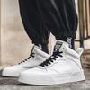 2968 High-Top-Board-Schuhe für Herren Herbst und Winter neue trendige Mode vielseitige lässige weiße Schuhe trendige Schuhe für Herren
