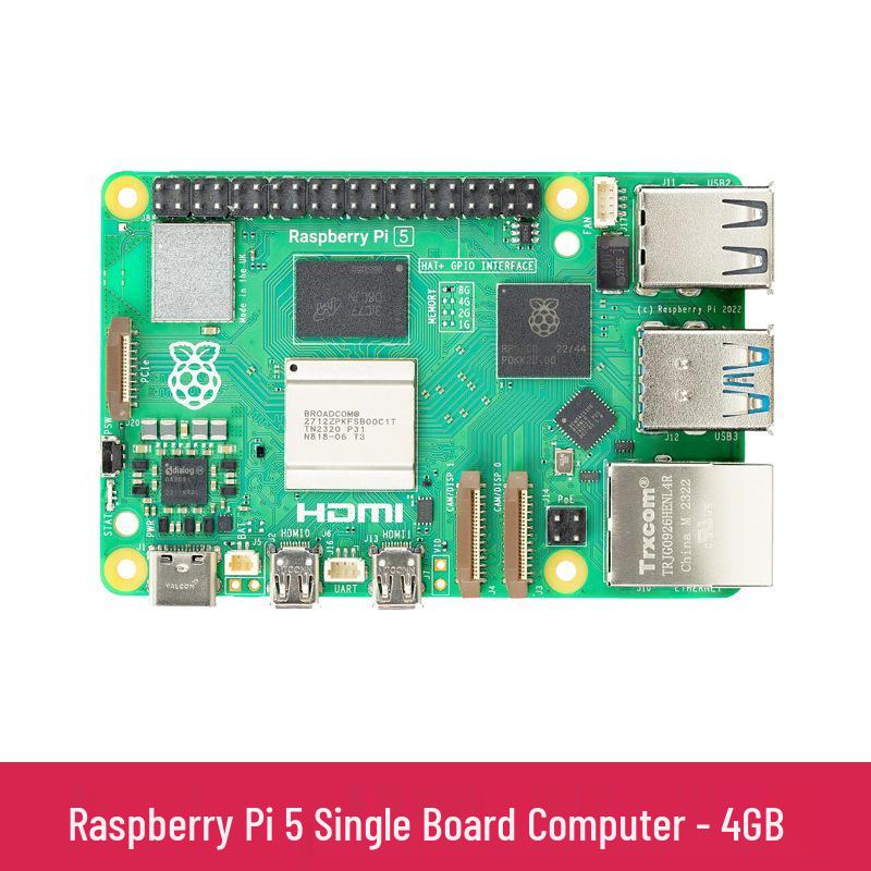 Himbeer-Pi 5: Entwicklungsplatine der 5. Generation mit Kühlkörper & Netzteil-Kit, Überlegene Leistung gegenüber Raspberry Pi 4B