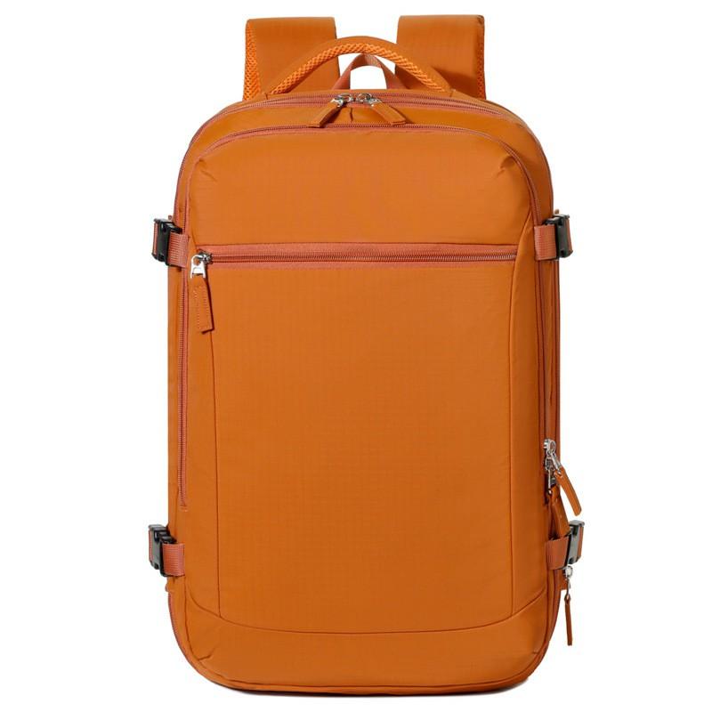 Expansible Travel Backpack 15-inch Laptop Water-Resistant Dry-Wet Separation Design Business Commute Weekend Trip Oxford