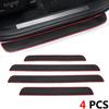 4pcs For Honda Odyssey Rubber Car Door Scuffs Sill Cover Panel Step Protector