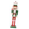 Nutcracker Figurine with Candy Ribbon Scepter Unique 50CM Nutcracker Decorative Figure with Candy Motif for Office Homes