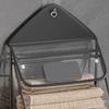 Bathroom Hanging Bag Storage Organizer Large Capacity Waterproof Transparent Cosmetic Clothing Bag Container