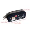1pcs Cartoon Cute Canvas Pencil Case Student Large Capacity Stationery Storage Bag Portable Cosmetic Bag Lovely Gifts