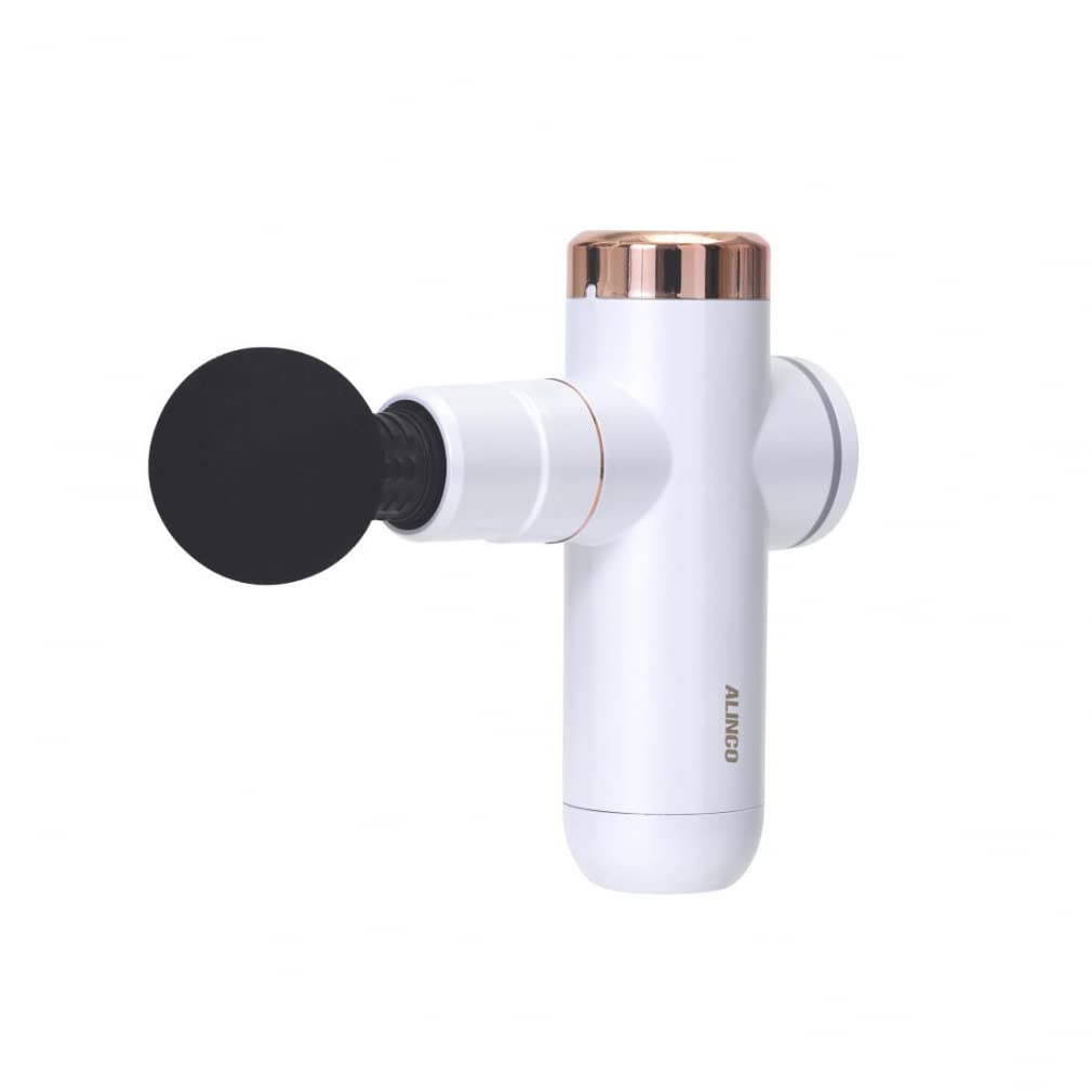 

Alinco Массажный пистолет для коррекции фигуры, Беспроводной, с насадками, 6 уровней интенсивности, Компактный, MCB020W, Белый