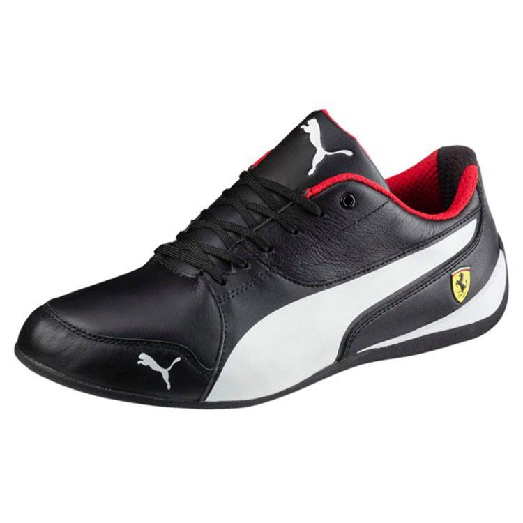 Zapatillas Ferrari x Puma Drift Cat 7 Negro Blanco Hombre 305998-02