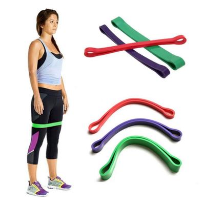 3 Farben Widerstandsbänder Naturlatex Expander Power Yoga Gummi Schlaufe Fitness Elastische Bänder Pilates Sport Trainingsgeräte