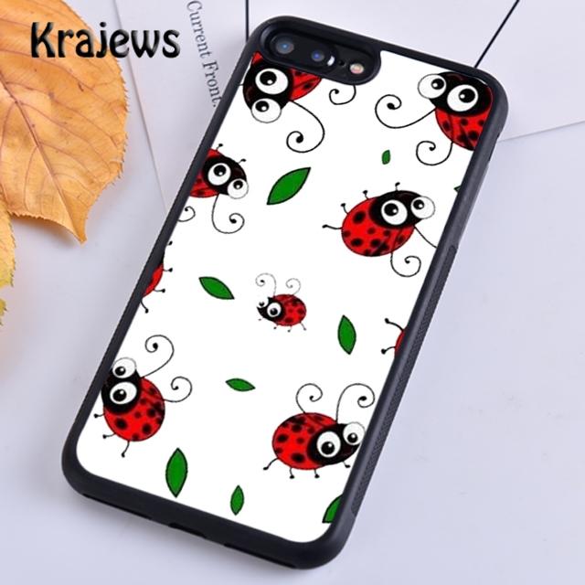 Krajews Marienkäfer Weiche Handyhülle Abdeckung Für iPhone 14 5 SE 6s 7 8 plus X XR XS 11 12 13 pro max Samsung Galaxy S21 S22 ultra